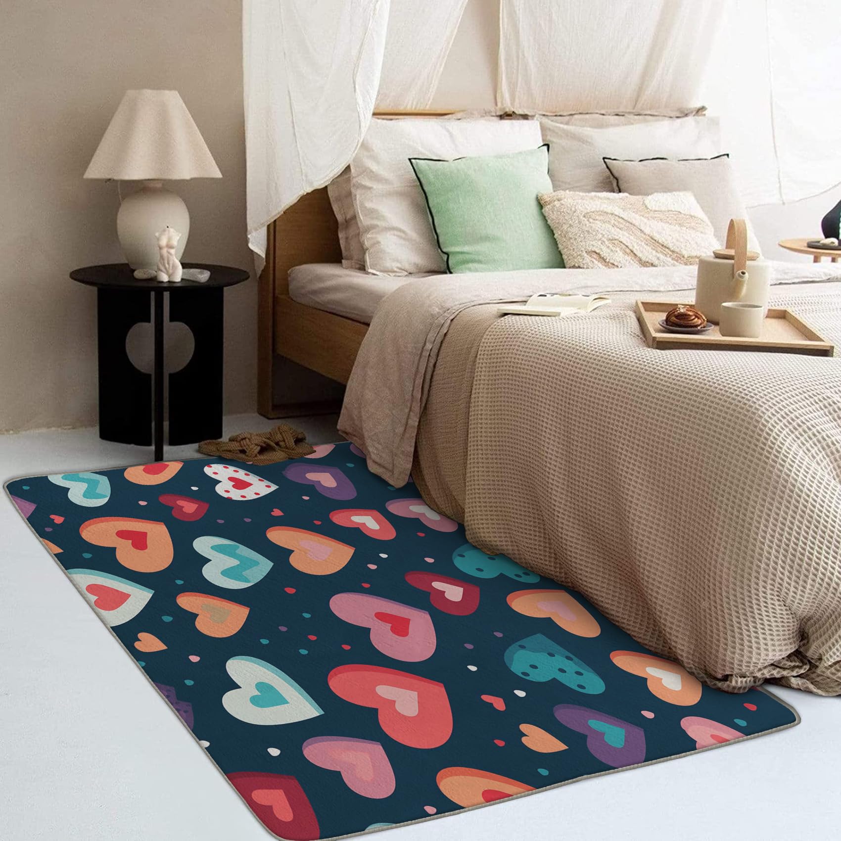 Amazon.com: Heart Rug & Home Decor - 5x7 Rug, Love Rugs for Living